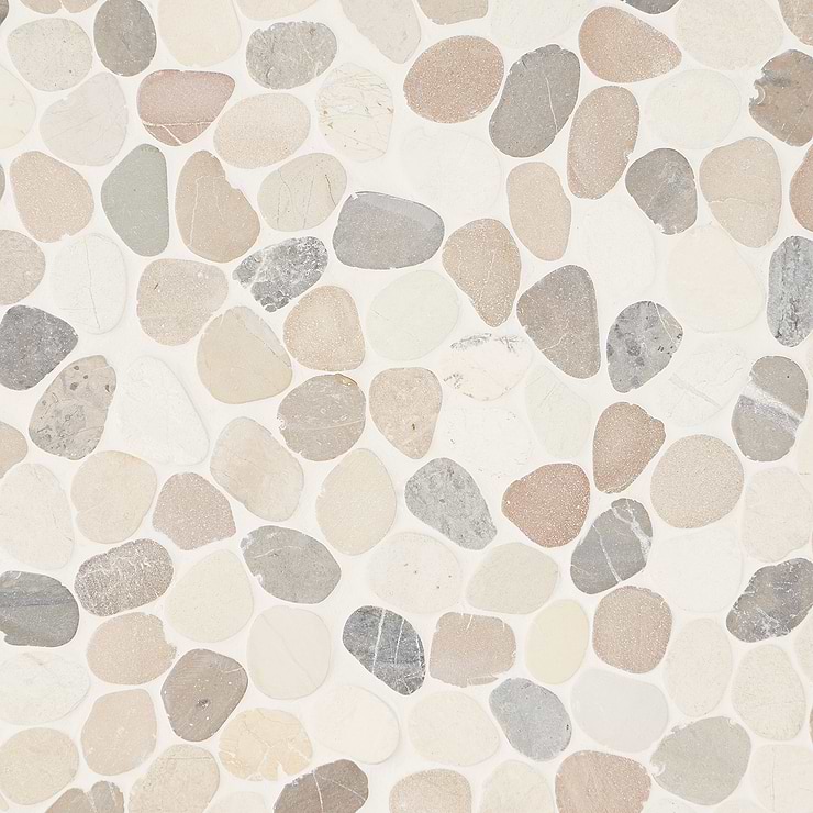 Nature Lombok Round Pebble Mosaic
