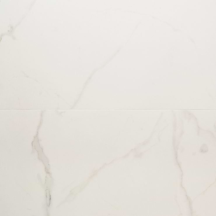 TileBarXL Marmi White Calacatta Honed 24"X48" Porcelain Tile
