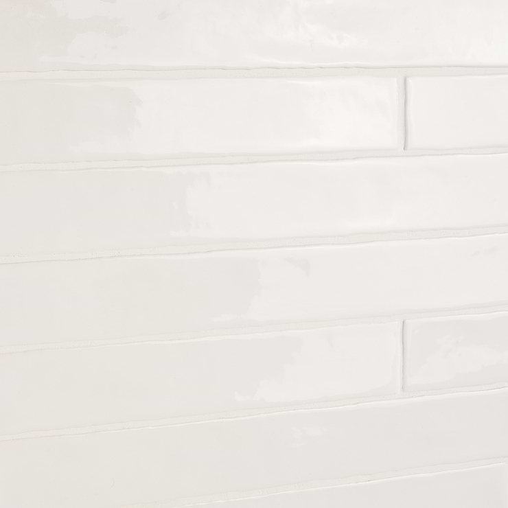 Carolina White Cloud 2x20 Polished Ceramic Wall Tile