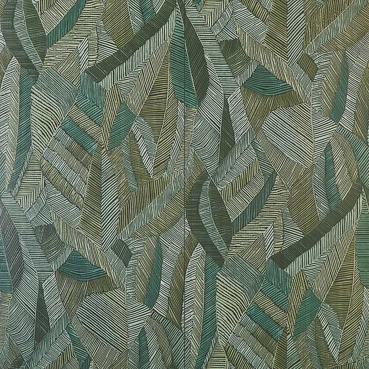 Monet Wild Atelier Green 24x48 Artisan Decor Matte Porcelain Wall Tile