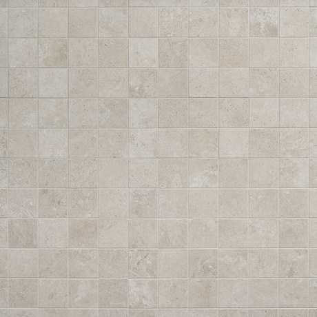 Saint Remy Avorio White 2x2 Limestone Look Matte Mosaic Tile