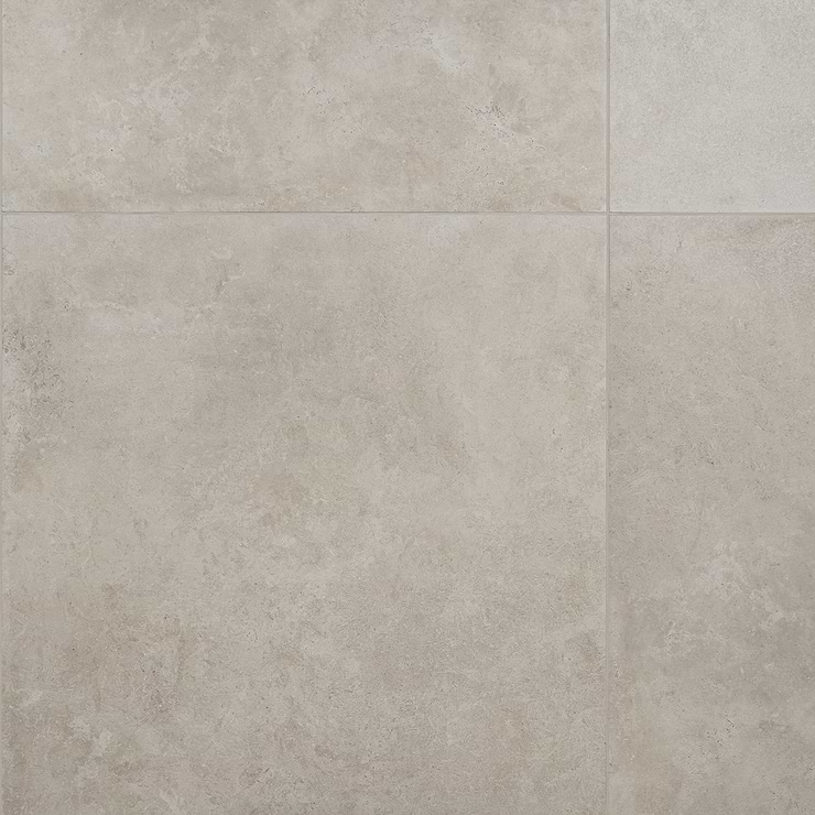 Saint Remy Avorio White 36x36 Limestone Look Semi-Polished Porcelain Tile