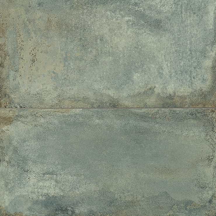 Sample-Angela Harris Flatiron Aquamarine Matte Porcelain Tile