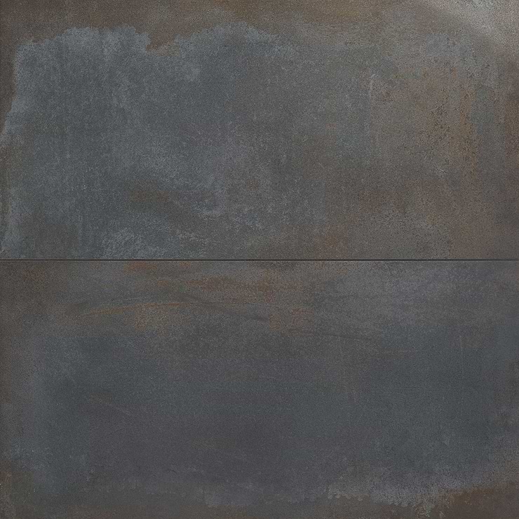Sample-Angela Harris Flatiron Black Semi-Polished Porcelain Tile