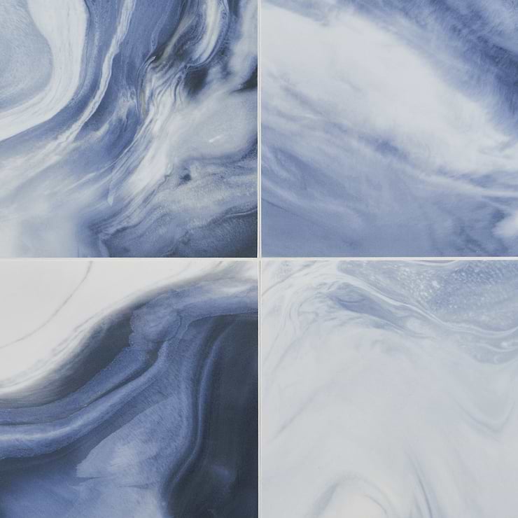 Waverly Blue 24x48 Polished Porcelain Tile