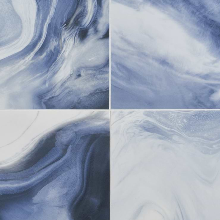 Waverly Blue 24x48 Polished Porcelain Tile