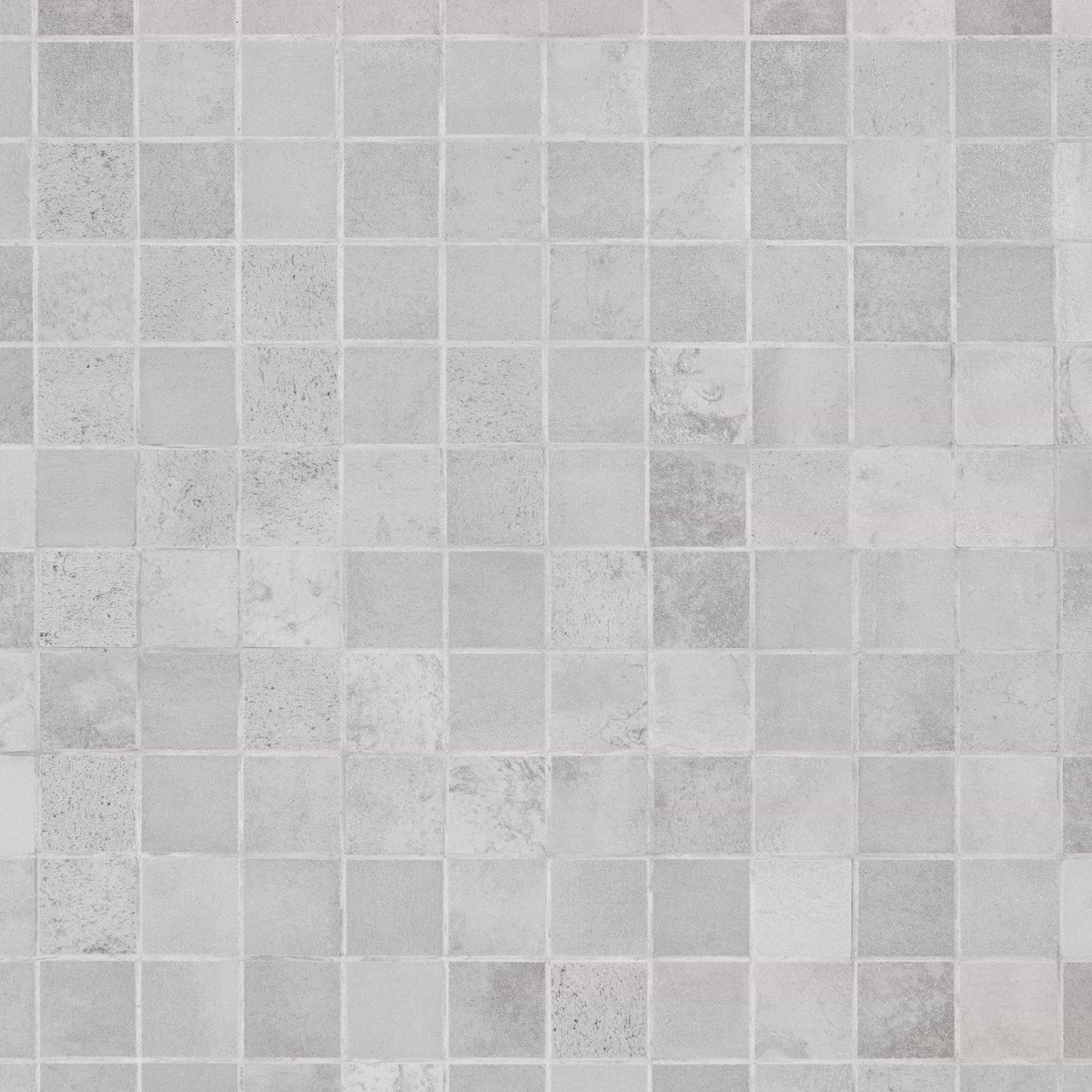 Hewlett Metal Silver 2x2 Matte Porcelain Mosaic Tile