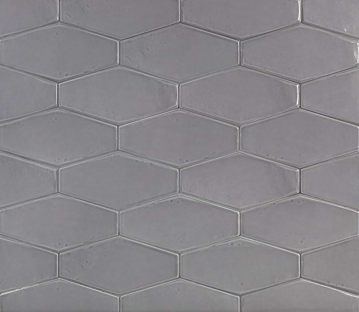 Manchester Hexagon Driftwood 4x8 Polished Ceramic Tile