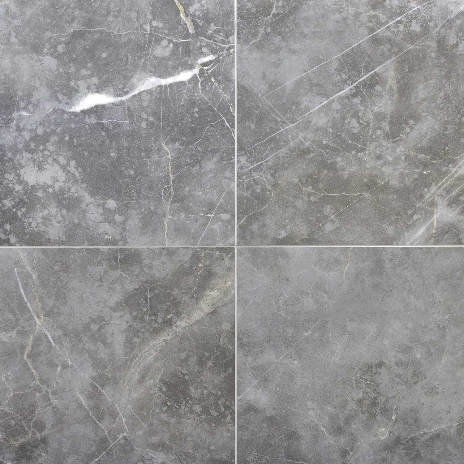 Marble Tech Grigio Imperiale 24x24 Polished Porcelain Tile