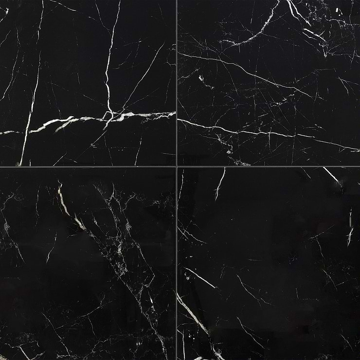 Marble Tech Port Laurent 24x24 Polished Marble Look Porcelain Tile