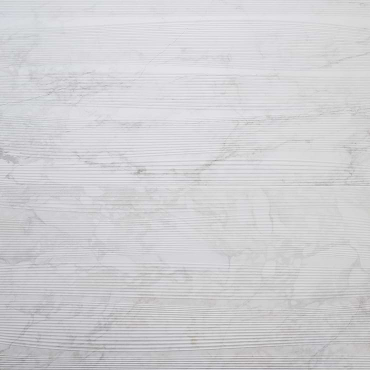 Autograph Vibe Caldia Oro White 24x48 3D Textured Marble Look Matte Porcelain Tile