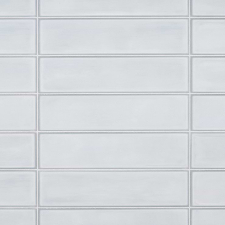 Stacy Garcia ArtBlock Azure Light Blue 4x16 Matte Porcelain Tile