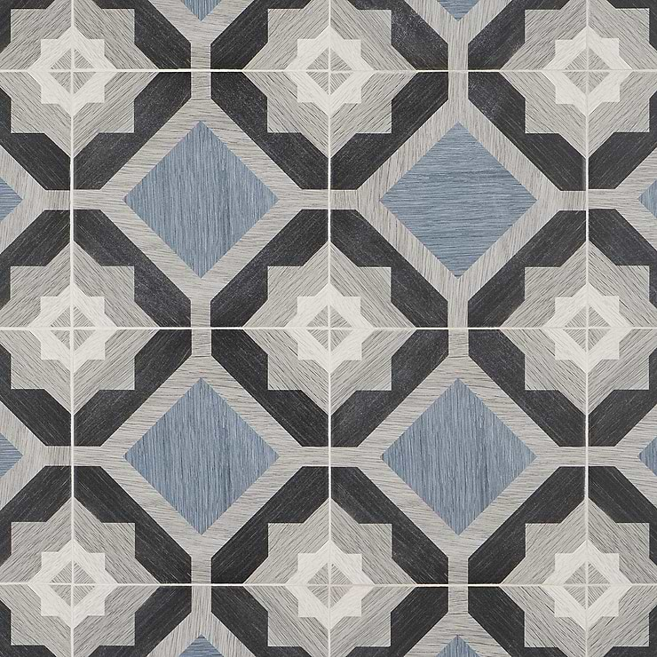 Delancey Starwood Blue 8x8 Matte Porcelain Tile