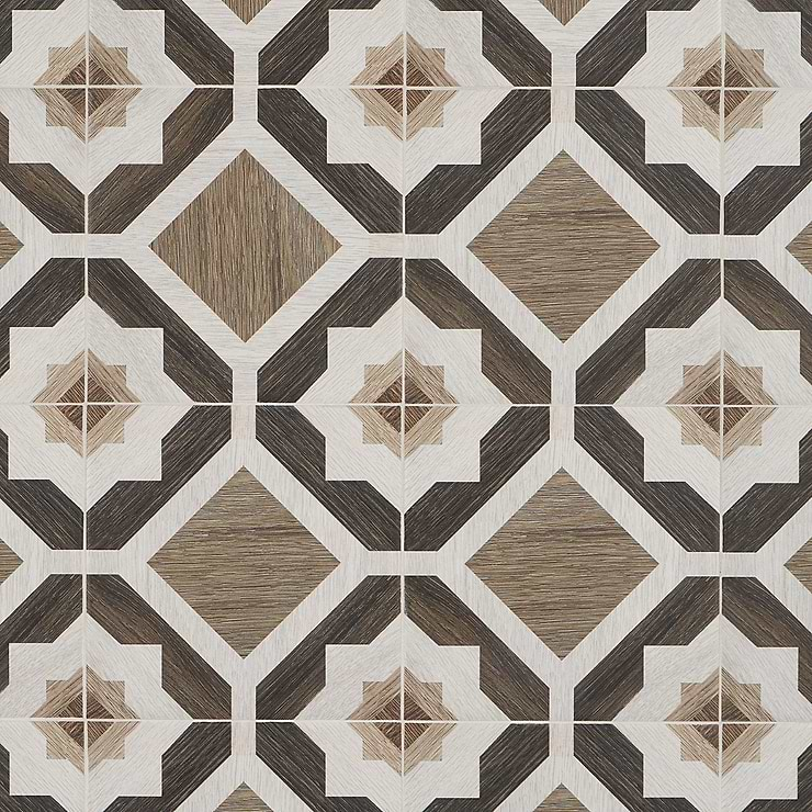 Delancey Starwood Oak Brown 8x8 Matte Porcelain Tile