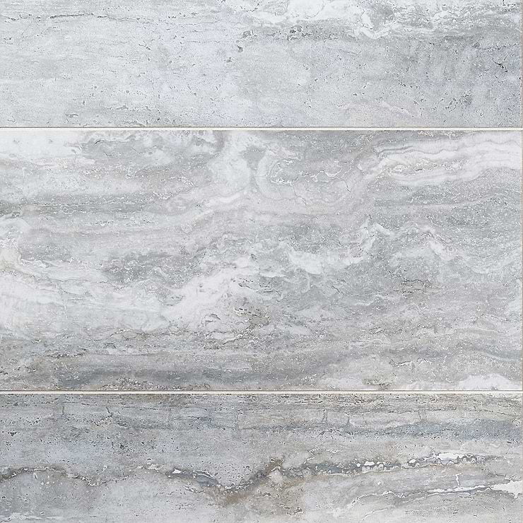 Basic Travertine Sky 12x24 Matte Porcelain Tile