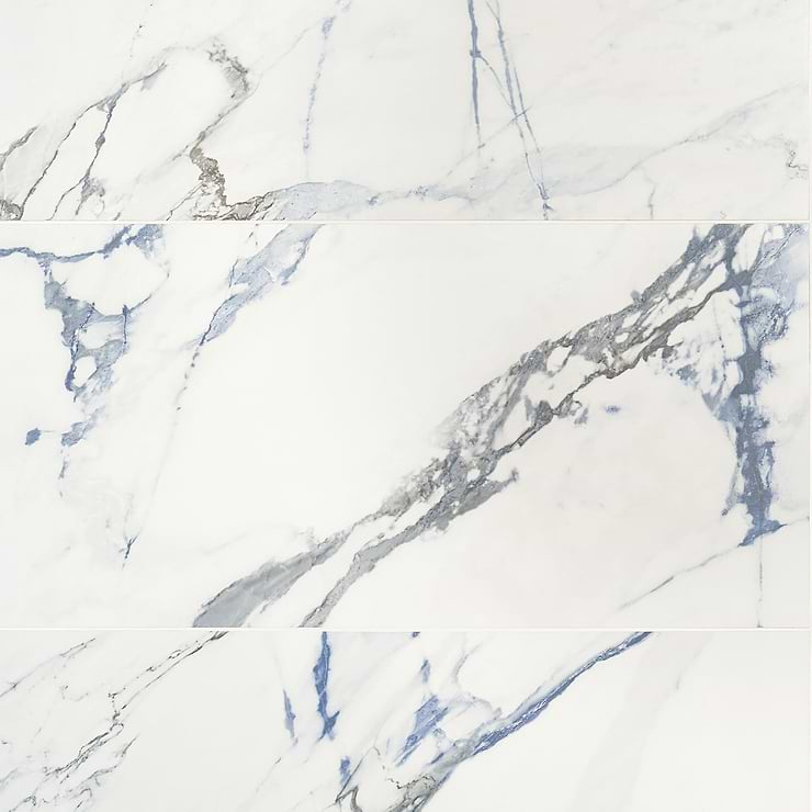 Calacatta Azur 12x24 Matte Porcelain Tile