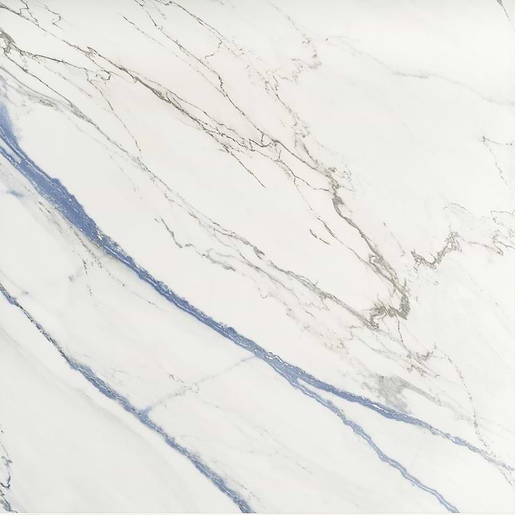 Calacatta Azur 24x24 Matte Porcelain Tile 