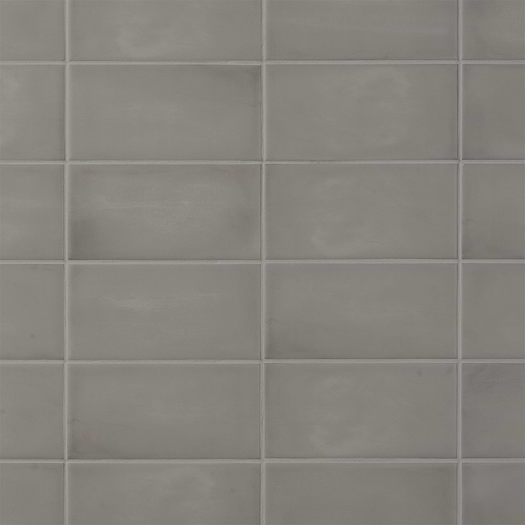 Comb Cemento 4X8 Matte Ceramic Wall Tile