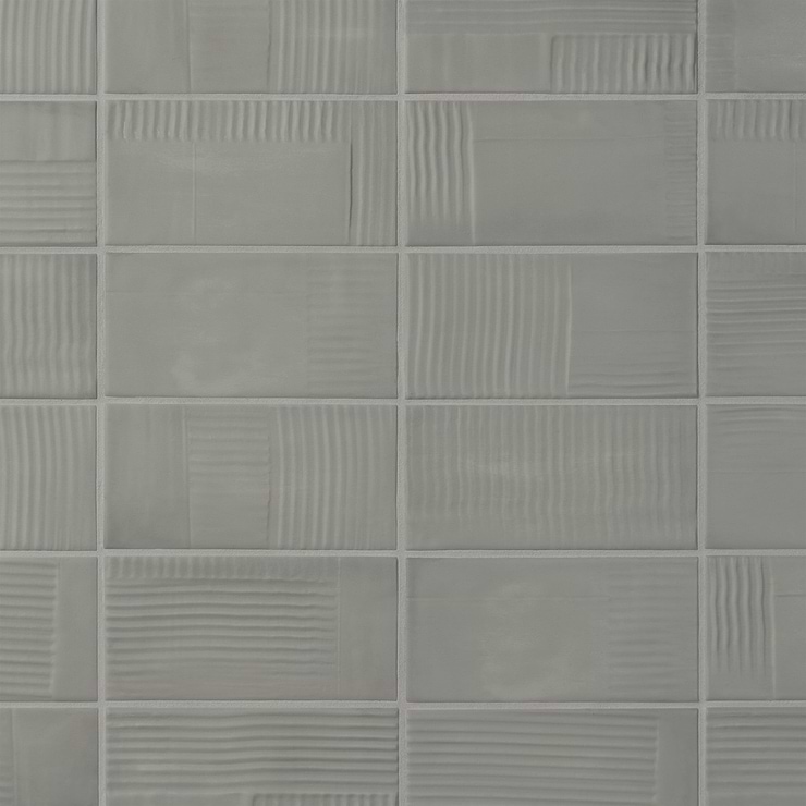Comb Deco Cemento 4X8 Matte Ceramic Wall Tile