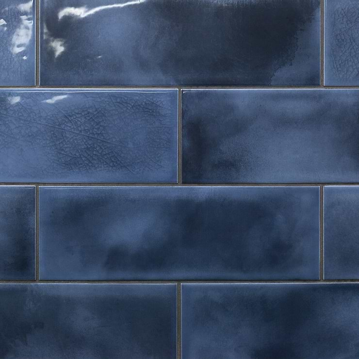 Diesel Camp Blue Glaze 4x12 Ceramic Tile