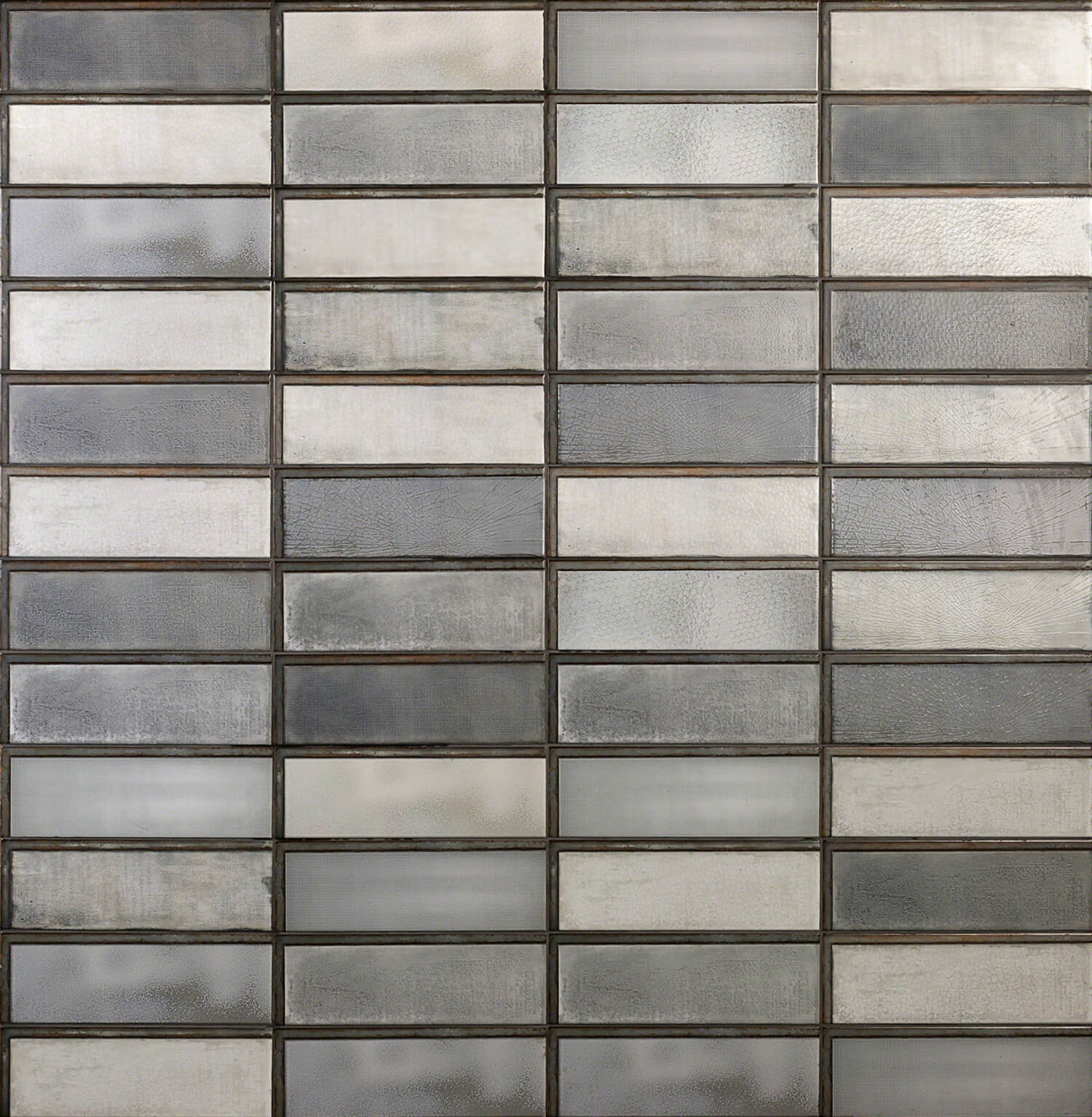 Diesel Industrial Steel Dark Gray 4x12 Glossy Ceramic Subway Tile