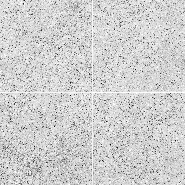 Art Geo by Elizabeth Sutton Terrazzo Gray 8x8 Matte Porcelain Tile