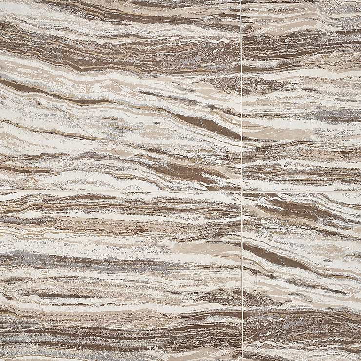 Lux Travertino Sand Gold 24x48 Artisan Decor Porcelain Tile