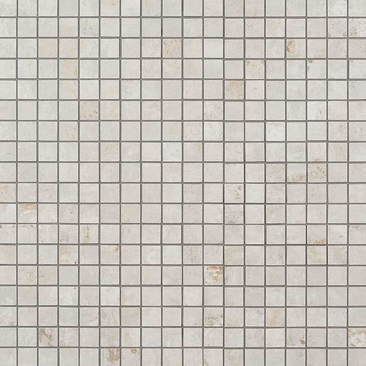 Portrait Ivory 1x1 Matte Porcelain Mosaic Tile