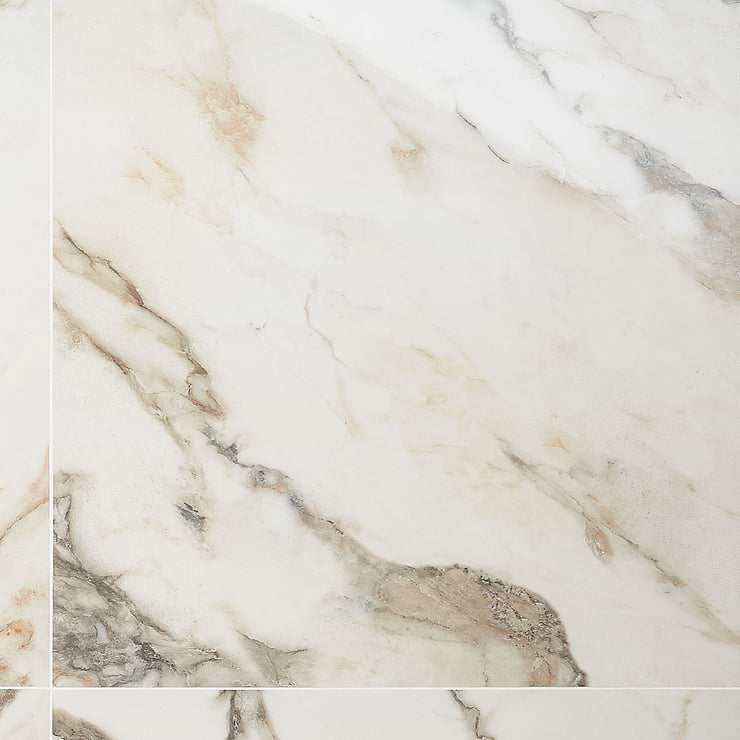 DreamStone Calacatta Rustico 24x24 Polished Porcelain Tile