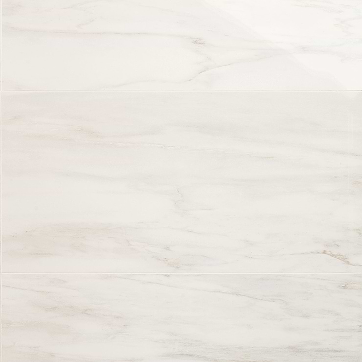 DreamStone Dolomite Snow 12x24 Polished Porcelain Tile