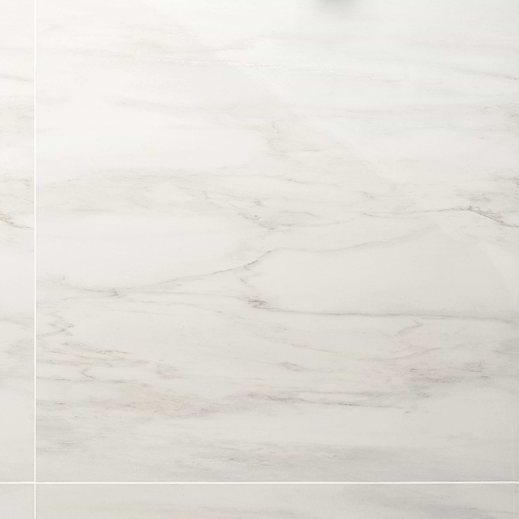 DreamStone Dolomite Snow 24x24 Polished Porcelain Tile