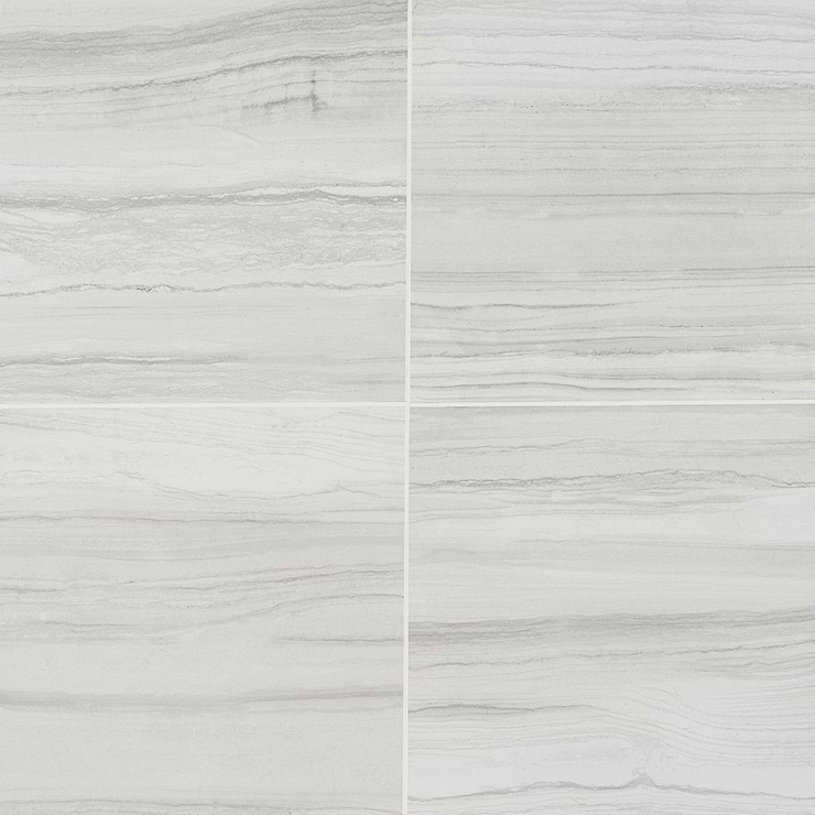 DreamStone Luminus White 12x24 Matte Porcelain Tile