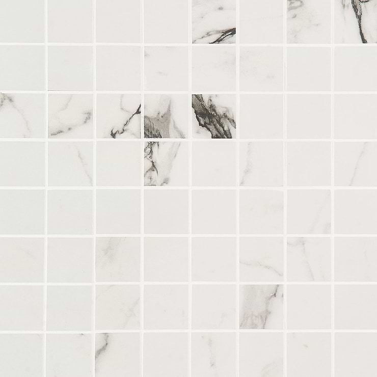 DreamStone Statuario Venato 2x2 Matte Porcelain Mosaic