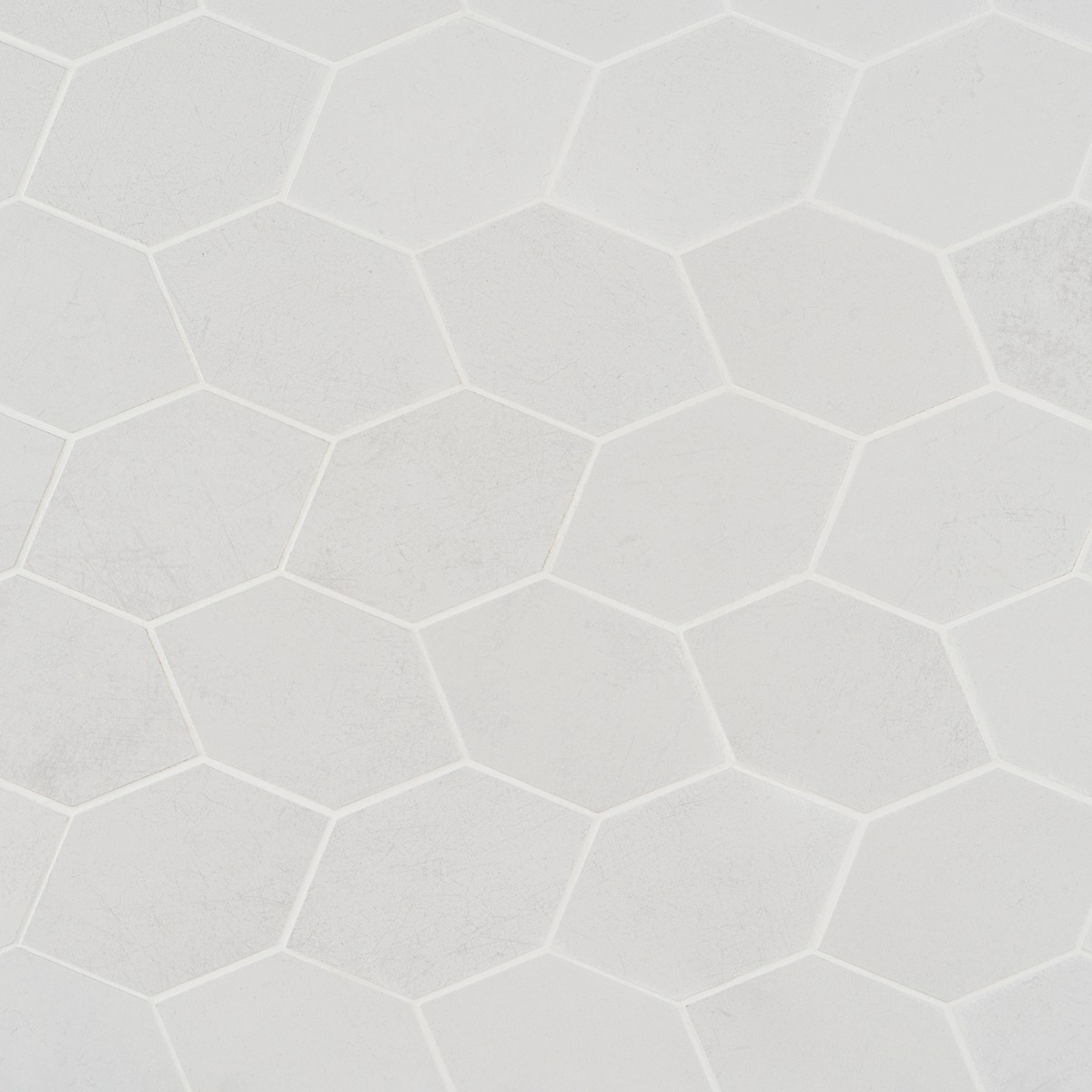 Bond Palladium Light Gray Foliage Matte Porcelain Mosaic Tile