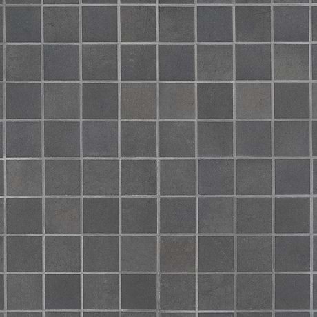 Bond Venom Black Charcoal 2x2 Matte Porcelain Mosaic Tile