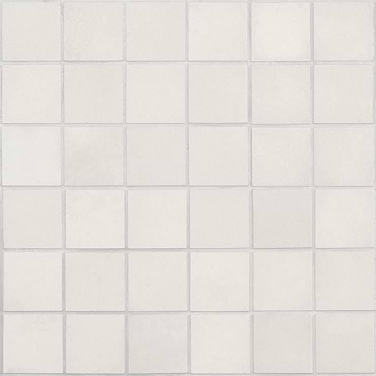 Clay Calm White 2x2 Matte Porcelain Mosaic Tile