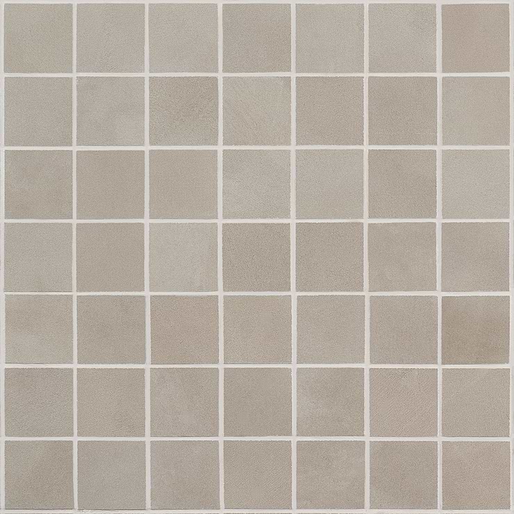 Clay Trust Gray 2x2 Matte Porcelain Mosaic Tile