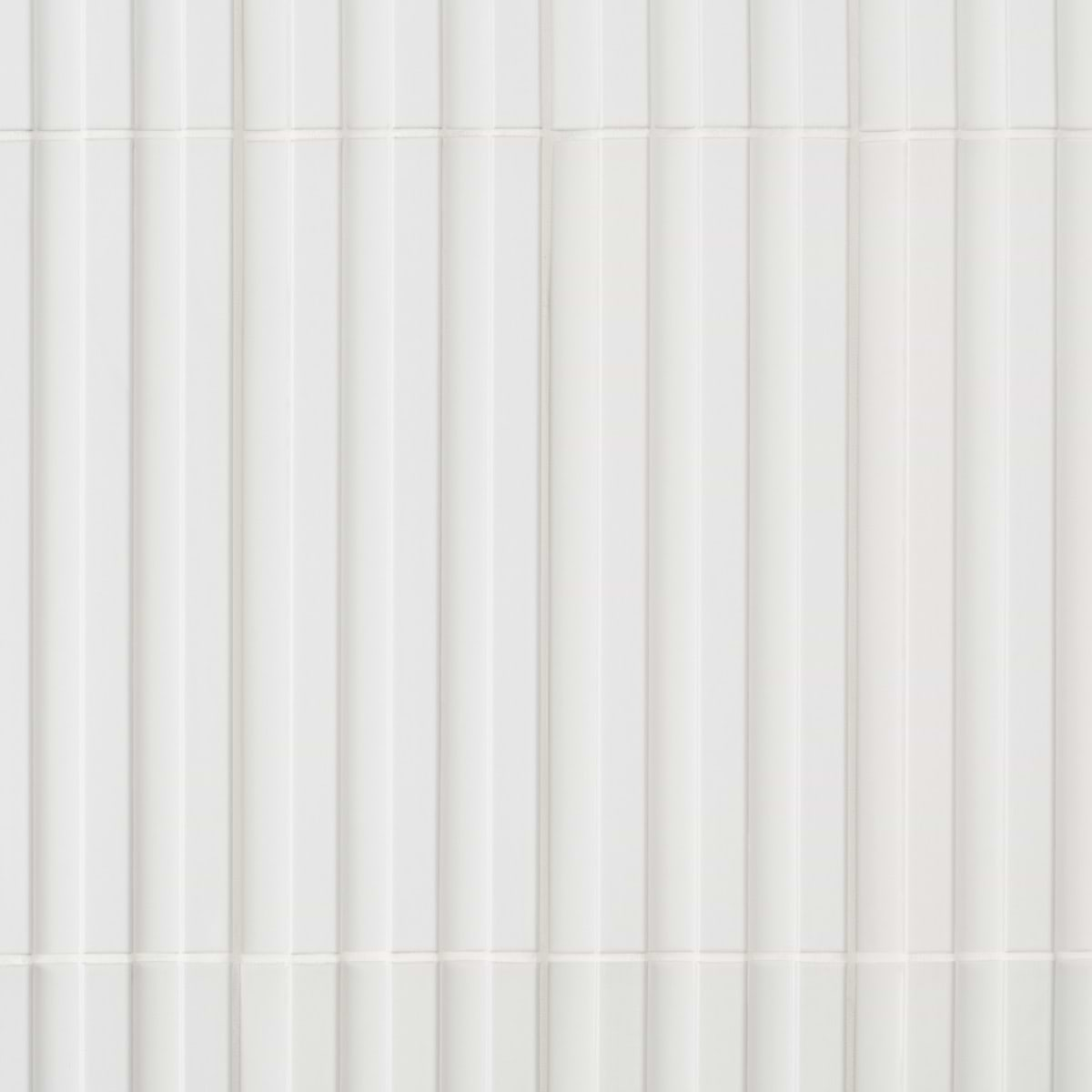 Bariano White 6x16 Fluted 3D Matte Porcelain Tile