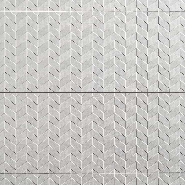 Wonderland 3D Wind White 12x36 Polished Ceramic Tile