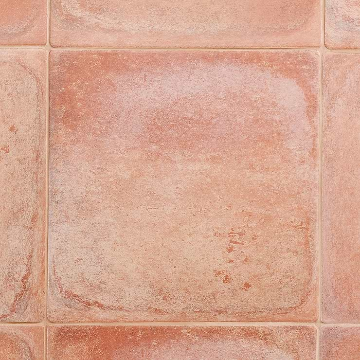 Burgos Terracotta Brick 14x14 Matte Porcelain Tile