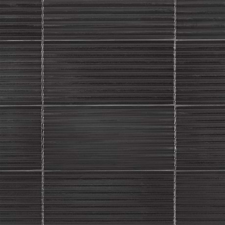 Zeal Linear 3D Gunmetal Gray 5x10 Glazed Porcelain Tile