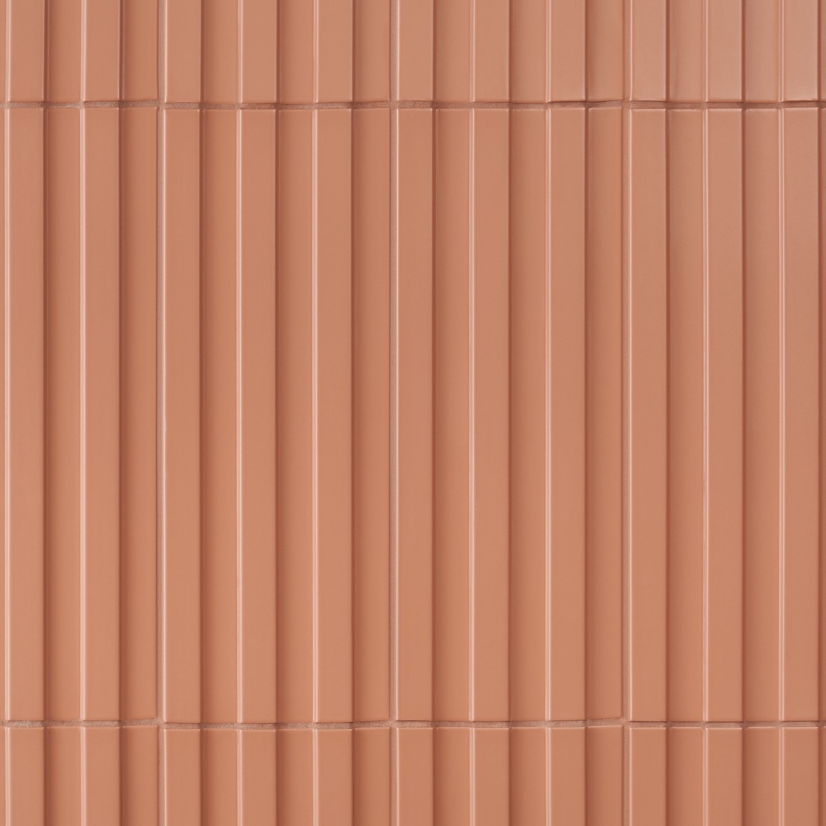 Bariano Terracotta 6x16 Fluted 3D Matte Porcelain Tile