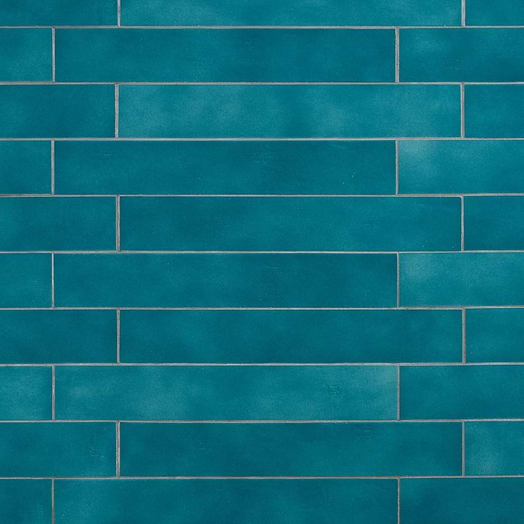 Cavallo Fiji Blue 3x18 Glossy Porcelain Subway Tile