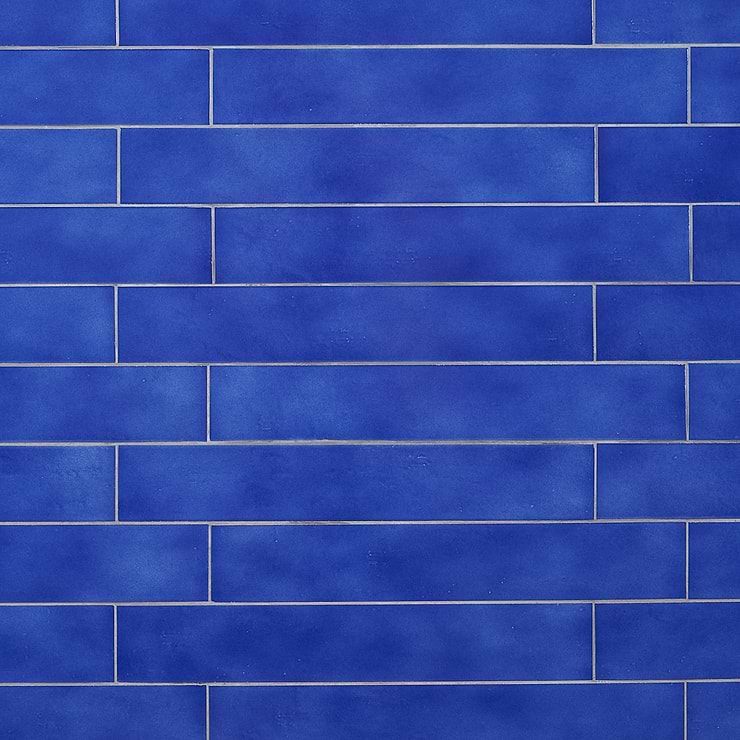Cavallo Poseidon Blue 3x18 Glossy Porcelain Subway Tile