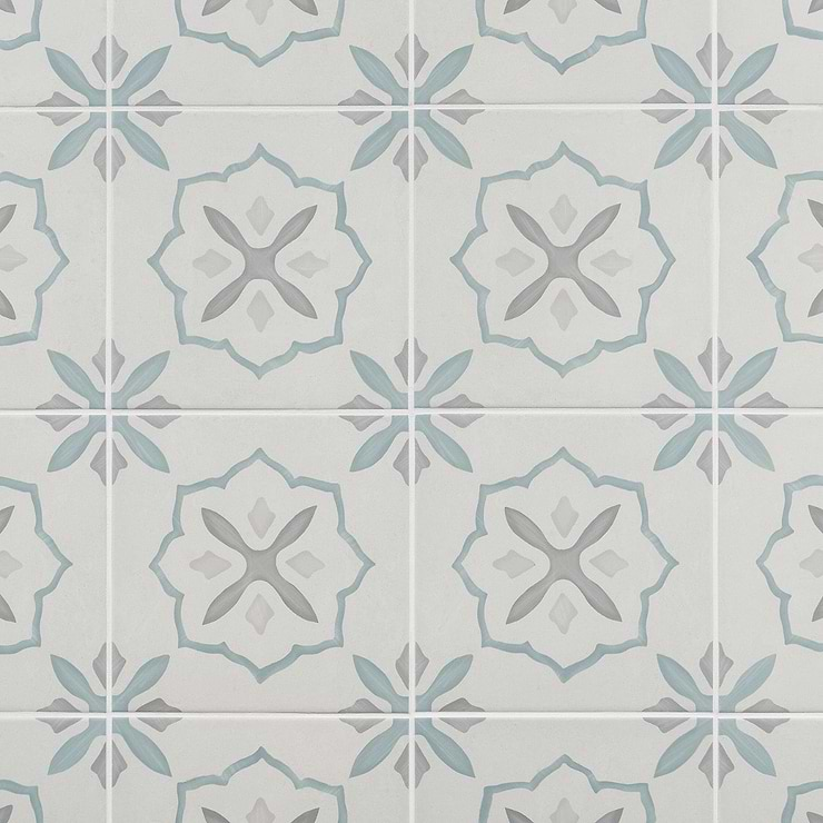 Lapaz Stella Blue 9x9 Matte Porcelain Tile