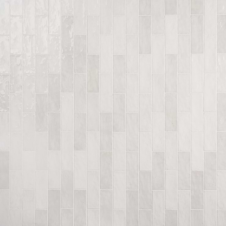 Portmore White 3x8 Glossy Ceramic Subway Tile