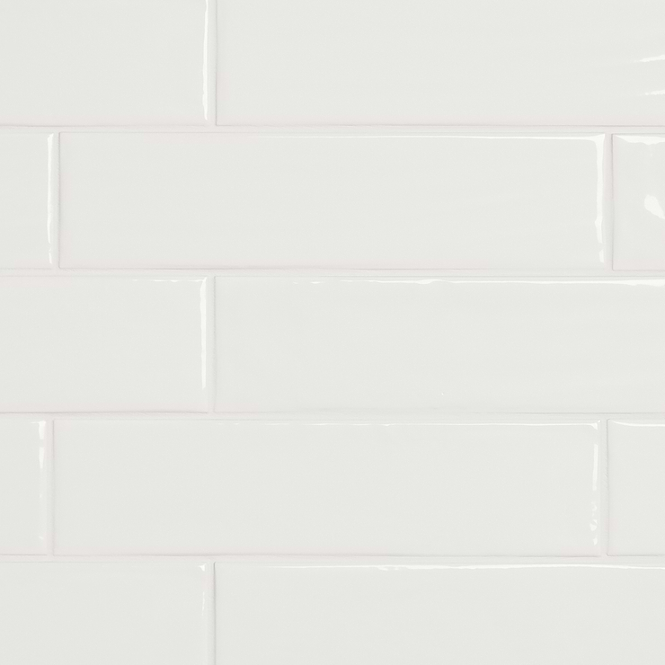 Chance White 2x12 Polished Ceramic Tile