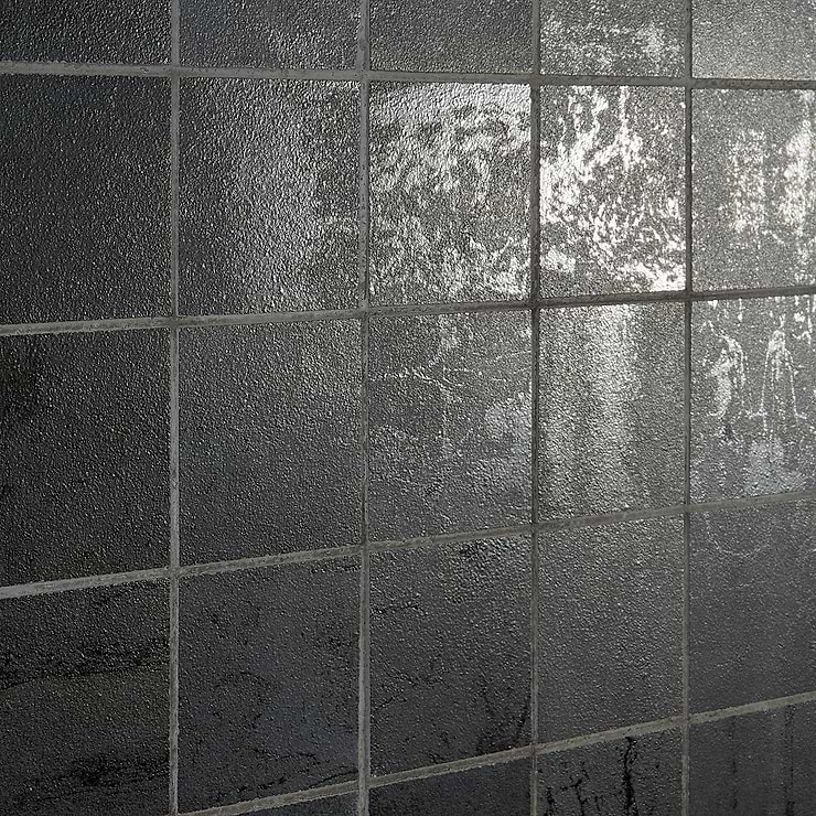 Angela Harris Inspira Dark Gray 2x2 Matte Porcelain Mosaic Tile
