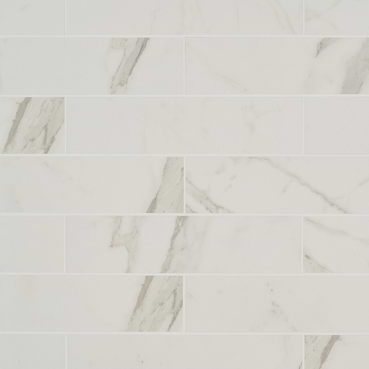 Versilia Calacatta Oro 3x12 Polished Porcelain Tile 