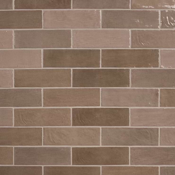 Portmore Taupe 3x8 Glazed Ceramic Tile